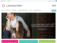 Tablet Screenshot of lifefactorychile.com